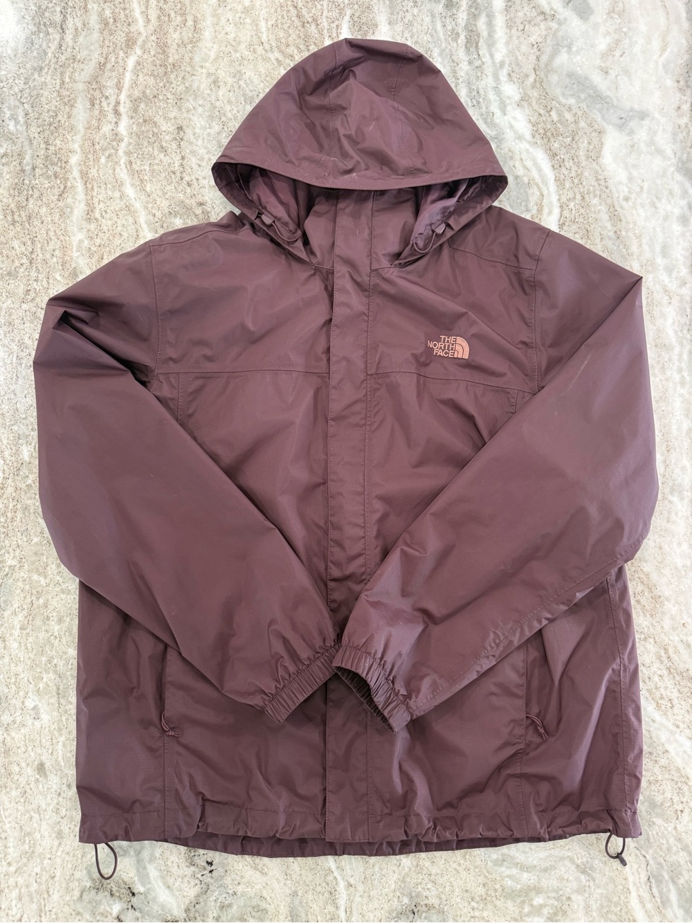 The North Face Men's Hooded Rain Jacket - Plum